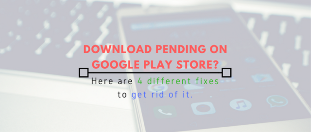 how to fix download pending