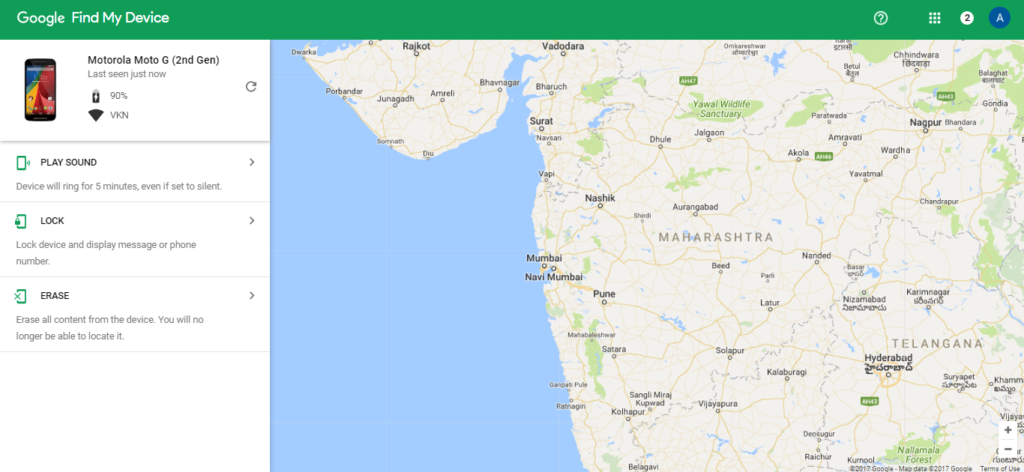 how to use Android Device Manager
