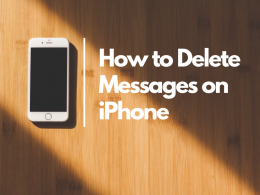 how to delete messages on iphone