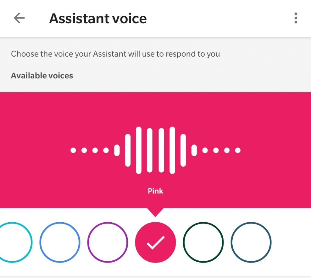 change google assistant voice